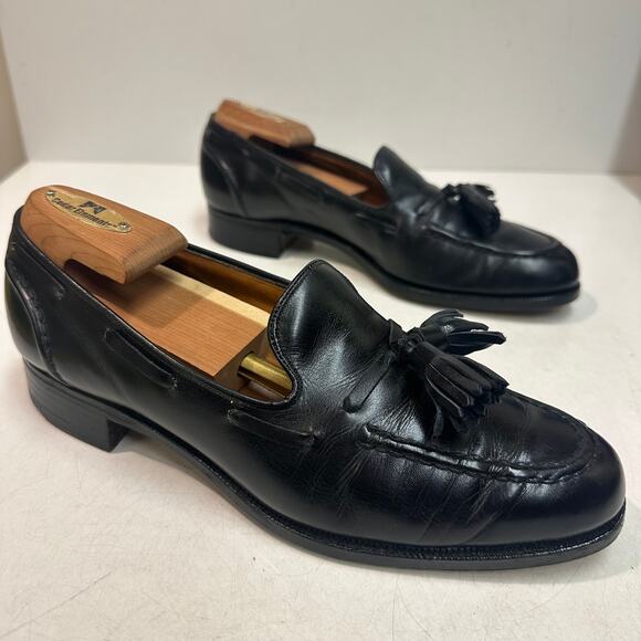 VGUC Crockett & Jones x Polo Ralph Lauren Tassel Loafer Bench Made England 7.5 D main image 16